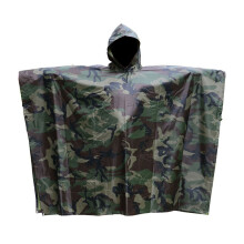 (#1) Military Camo Raincoat for Men & Women, Waterproof Poncho