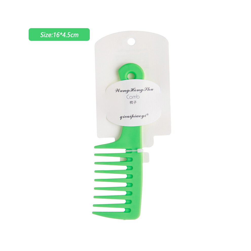 Dachuang Beauty (Green) Anti-Static Wide Tooth Comb For Curly/Thick Hair