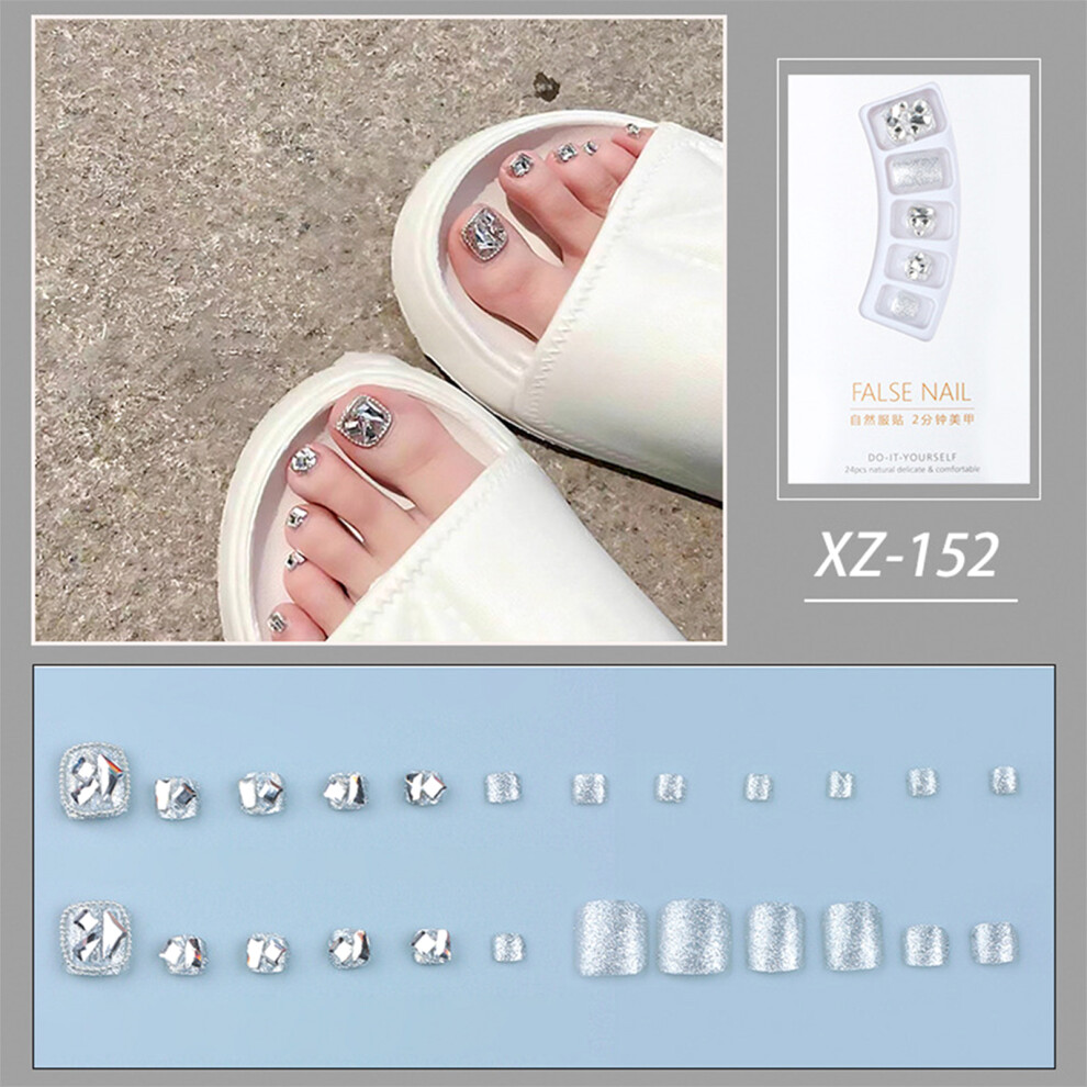 Dachuang Beauty (Standard) Diamond Fake Nails - Breathable & Ultrathin