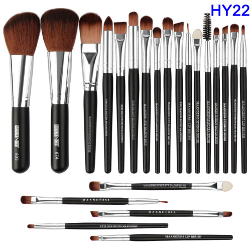(Hy22) 22Pcs Multi-Use Makeup Brushes Set for Women