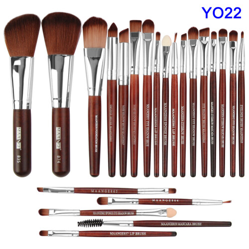 (Yo22) 22Pcs Multi-Use Makeup Brushes Set for Women