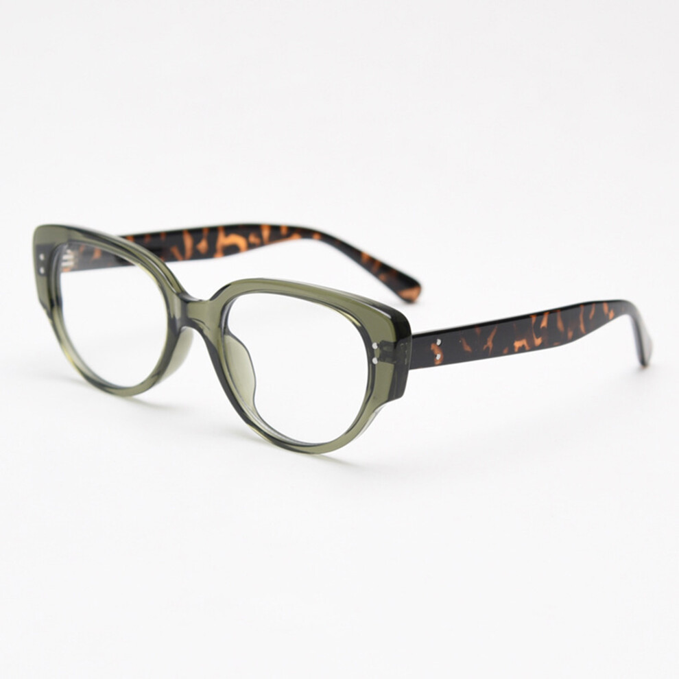 Dachuang Beauty Green/Blue/Light ( Frame Tortoiseshell Legs, 300) Blocking Glasses For Gaming & Study