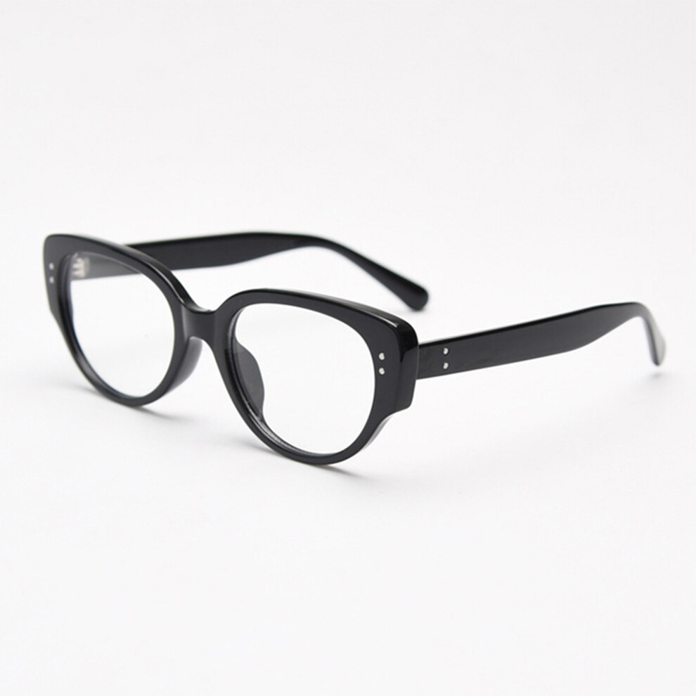 Hue-Grain (Bright Black, 0 Degrees) Blue Light Blocking Glasses For Gaming & Study