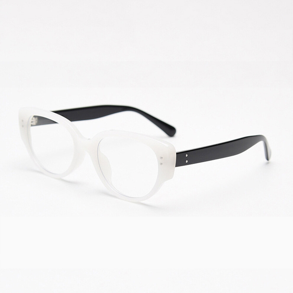 Reach-Tools (White Frame Black Legs, 250) Blue Light Blocking Glasses For Gaming & Study