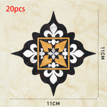 (02) Waterproof Self-Adhesive Tile Stickers for Floor & Wall