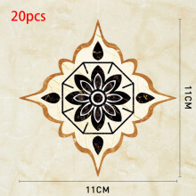 (08) Waterproof Self-Adhesive Tile Stickers for Floor & Wall