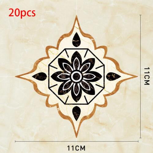 (08) Waterproof Self-Adhesive Tile Stickers for Floor & Wall
