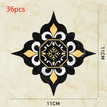 (04) 1 Set Tile Decorative Sticker Floor Self Adhesion Waterproof Diagonal Sticker living room Tile Decoration Wall Decals