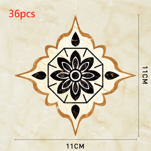 (08) Waterproof Self-Adhesive Tile Stickers for Floor & Wall