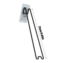 (Transparent patch) 6PCS Metal Photo Stands for Home & Office Decor