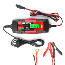 6V/12V 4A Intelligentes Autoladegerät mit LCD-Anzeige & Pulsreparatur