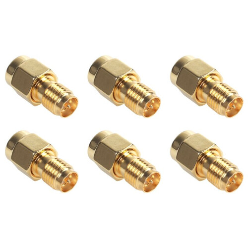 6X Robuster SMA-Stecker Auf RP-SMA-RF-Koax-Adapterbuchse
