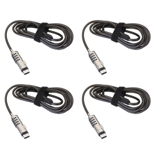 4X USB Password Lock Computer Lock Password Protection Anti-Theft Lock Universal Laptop Computer Password Lock 1