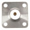 10X N Type Female Jack RF Coax Connector 4-Hole Panel Mount with Solder Cup,Silver 2