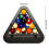 (Style B) Pool Table Triangle Rack – Durable Plastic Billiard Ball Racking Frame for 2.25-in Regulation Billiards Balls 1