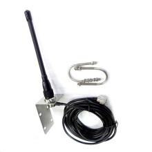 AA58 VHF Marine Antenna 156-163Mhz Rubber Waterproof Mast Aerial with 5M RG-58 Cable for Boat Sailboat Yacht