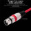 Cable XLR de 3 Pines, Conector XLR Macho/Hembra para Montaje en Panel A Conector XLR Hembra/Macho, Convertidor de Extensión de Micrófono de Paso, 8