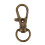 30Pcs Metal Clasp Swivel Trigger Clips Snap Hooks Key Ring Bags DIY  Copper 4