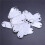 White Portable Plastic Key Fob Key Tag ID Labels 160 Pieces 1