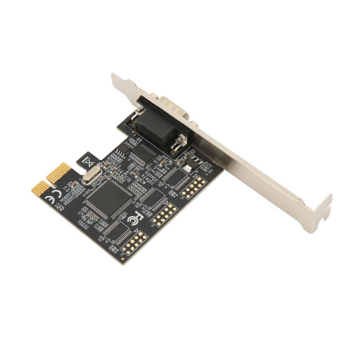 PCIe x1 RS232 Serieller Adapter - Single Port für Windows/Linux/DOS 1