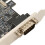 PCIe x1 RS232 Serieller Adapter - Single Port für Windows/Linux/DOS 8