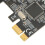 PCIe x1 RS232 Serieller Adapter - Single Port für Windows/Linux/DOS 10