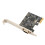 PCIe x1 RS232 Serieller Adapter - Single Port für Windows/Linux/DOS 12
