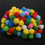 300 Stück Mischfarbe Soft Fluffy Pompons für Kinder Handwerk, 20mm 5