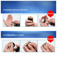 3X Blade Nozzles Pet Clipper Blade Steel Cutter Dog Hair Trimmer Spare for Baorun 938 X1 X5 P3 P2 X7 P7 S1 T2 T3 C1