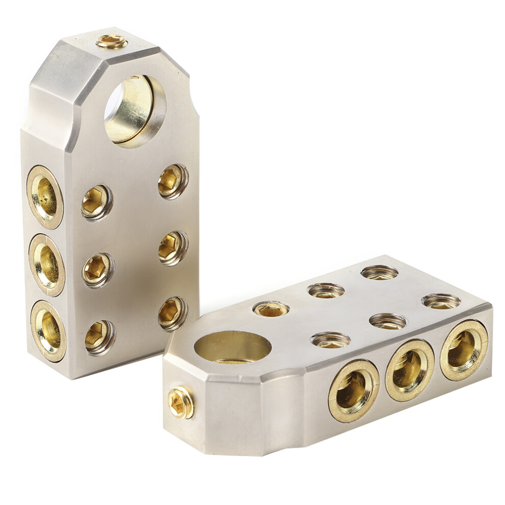 Battery Terminal Kit Positive Negative Auto Clamps Zinc Alloy M8/M10 8011392385318