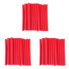 60Pcs Bâtons Adhésifs de Pistolet à Colle Thermofusible Rouge 7X100mm pour Modèle D'Artisanat