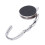 3X Black Cat Cartoon Foldable Silver Tone Handbag Hook Antislip Rubber Base 8