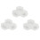 3Pcs Path Mold Maple Leaf Concrete Manually Plastic Stepping Stone Paving Molds for Pavement Courtyards Square 1