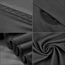 2X Summer Ladies Cooling Shawl Arm Sleeves Sun UV Protection with Finger Hole for ,Driving,Riding,Fishing(Black)