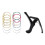 1 Pcs Quick Change Folk Acoustic Electric Guitar Trigger Capo Key Clamp & 2 Sets Guitar Strings Replacement Steel String 1
