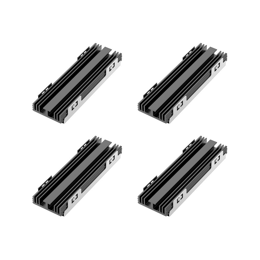 4X M.2 Ssd Nvme Heat Sink M2 2280 Solid State Hard Disk Aluminum Heatsink Gasket For M.2 2230 2280 Ngff Nvme Ssd 6132050822906