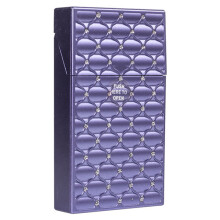 (Blue) Flip Top Moistureproof Cigarette Case for Men & Women