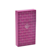 (Light Purple) Flip Top Moistureproof Cigarette Case for Men & Women