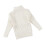 (White, 90cm) Kids\' Winter Knit Turtleneck Sweater 1