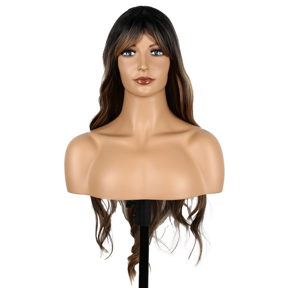 Roc-Electron (28 Inches) 28\" Curly Wig Heat Resistant For Photography