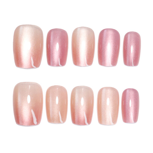 (XS) Prolongations Ongles Résine Chat Rose Salon 2