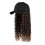 (Dark brown.) Curly Wig Baseball Cap - Natural Look, Breathable 6