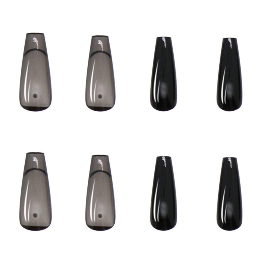 Reach-Tools Gray 24Pcs Sequins Press On Nails Wedding Party