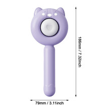 (Puppy Comb-Purple) Self-Cleaning Cat Comb, 1-Click Hair Release