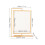 Y5578 Gold Metal Double-Sided Rotating Photo Frame, 565g, Rectangular 2