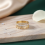 (Number 10) 14K Gold Plated Zircon Stackable Rings for Women 10