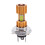 3X H4 18W 2000LM Motorcycle LED Headlight Bulb 3 COB Hi/Lo Super Bright Lamp Light 4