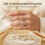 (Number 8) 14K Gold Plated Zircon Stackable Rings for Women 15