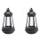 2X Solar Lantern Outdoor Waterproof Large Lighthouse Lantern Led Light Source Garden Decorative Lights 1