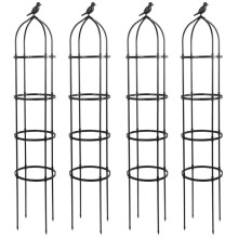 Climbing Plant Obelisk Trellis, Garden Trellis, Climbing Vine Plant Stand, Flower Stand, Plant Tower,4pcs(A)